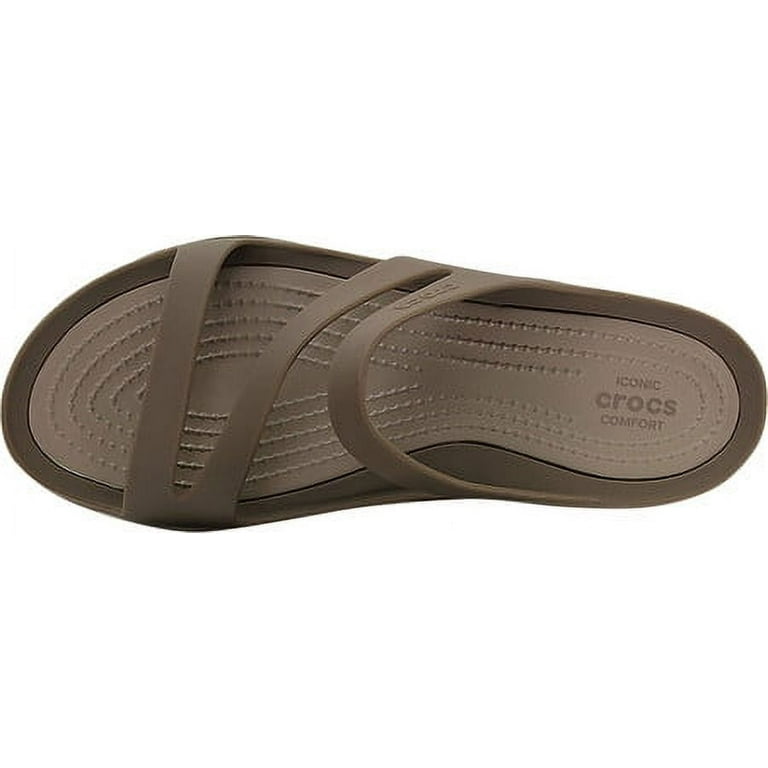 Crocs swiftwater sandal sale walnut