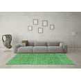 thumbnail image 3 of Ahgly Company Indoor Rectangle Abstract Emerald Green Modern Area Rugs, 5' x 7', 3 of 4
