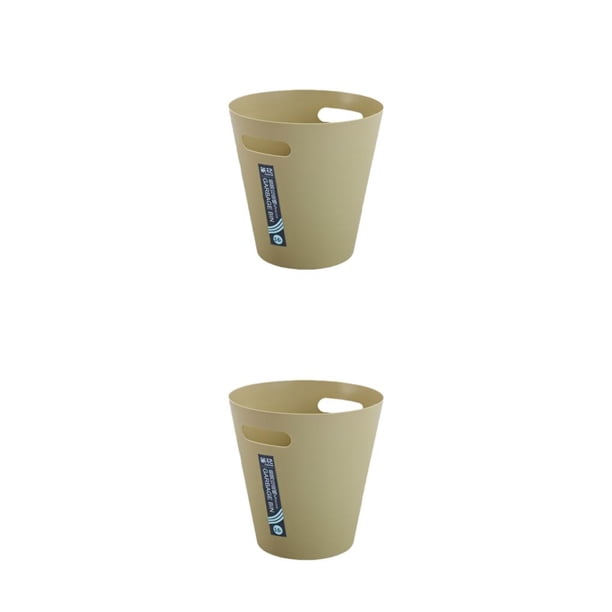Bewildely Cubo de basura Cubo de basura Suministros para el hogar Cubo de basura Mano de obra fina Tamaño compacto Oficina de larga duración Type2 NO2