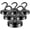 Black, variant on Magnetic Hooks, 25lbs Magnets with Hook, 8 Pack Heavy Duty Magnetic Hook for Cruise, Grill, Home, Refrigerator, Lock Accessories, Purple