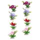 thumbnail image 4 of 8pcs Delicate Sushi Flowers Decor Wear-resistant Flower Decors Desktop Sushi Plate Decors, 4 of 5
