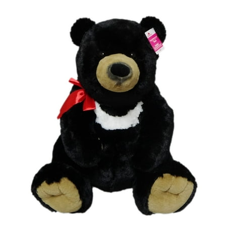 Way To Celebrate Valentine's Day XL Plush, Black Bear