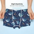thumbnail image 4 of Boys Underwear Stretch Moisture - Cartoon Funny Shark_A Wicking Fabric Cotton Boxer Briefs, Soft Briefs Breathable Truck Panties for Teenager, 4 of 7
