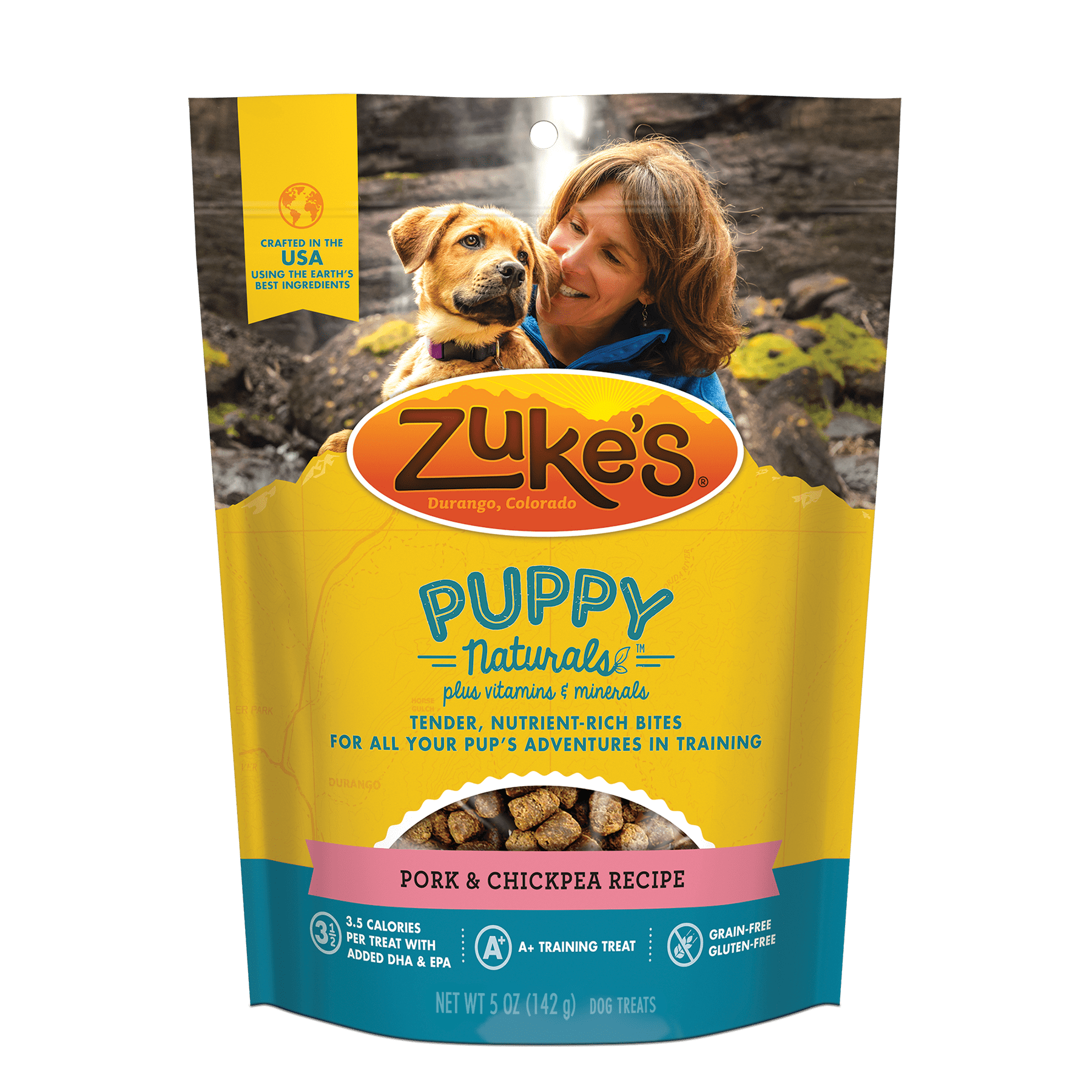 Photo 1 of 2 PACK Zuke's Puppy Naturals Pork & Chickpea Recipe Grain-Free Dog Treats