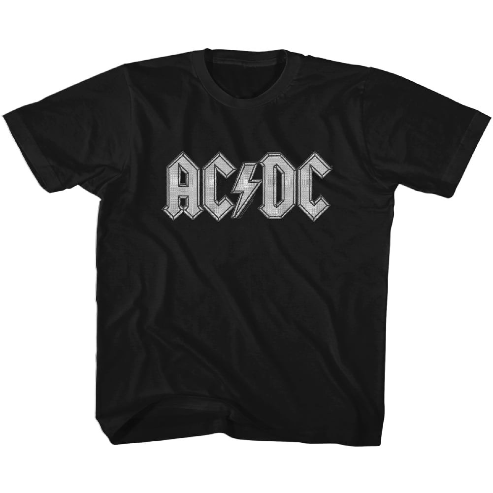 Acdc T Shirt Roblox AC/DC Hard Rock Band Music Group Grey Logo