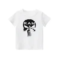 thumbnail image 3 of 2024 Nueva camiseta de moda para niños, ropa para niños de manga corta en blanco y negro, camiseta con estampado de roca para niños y niñas, 3 of 5