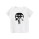 thumbnail image 3 of 2024 Nueva camiseta de moda para niños, ropa para niños de manga corta en blanco y negro, camiseta con estampado de roca para niños y niñas, 3 of 5