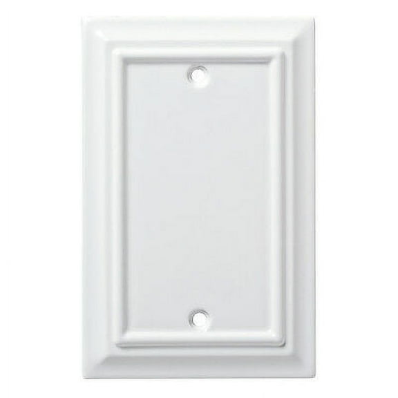 W13761-PW Pure White Architect Single Blank Wall Cover