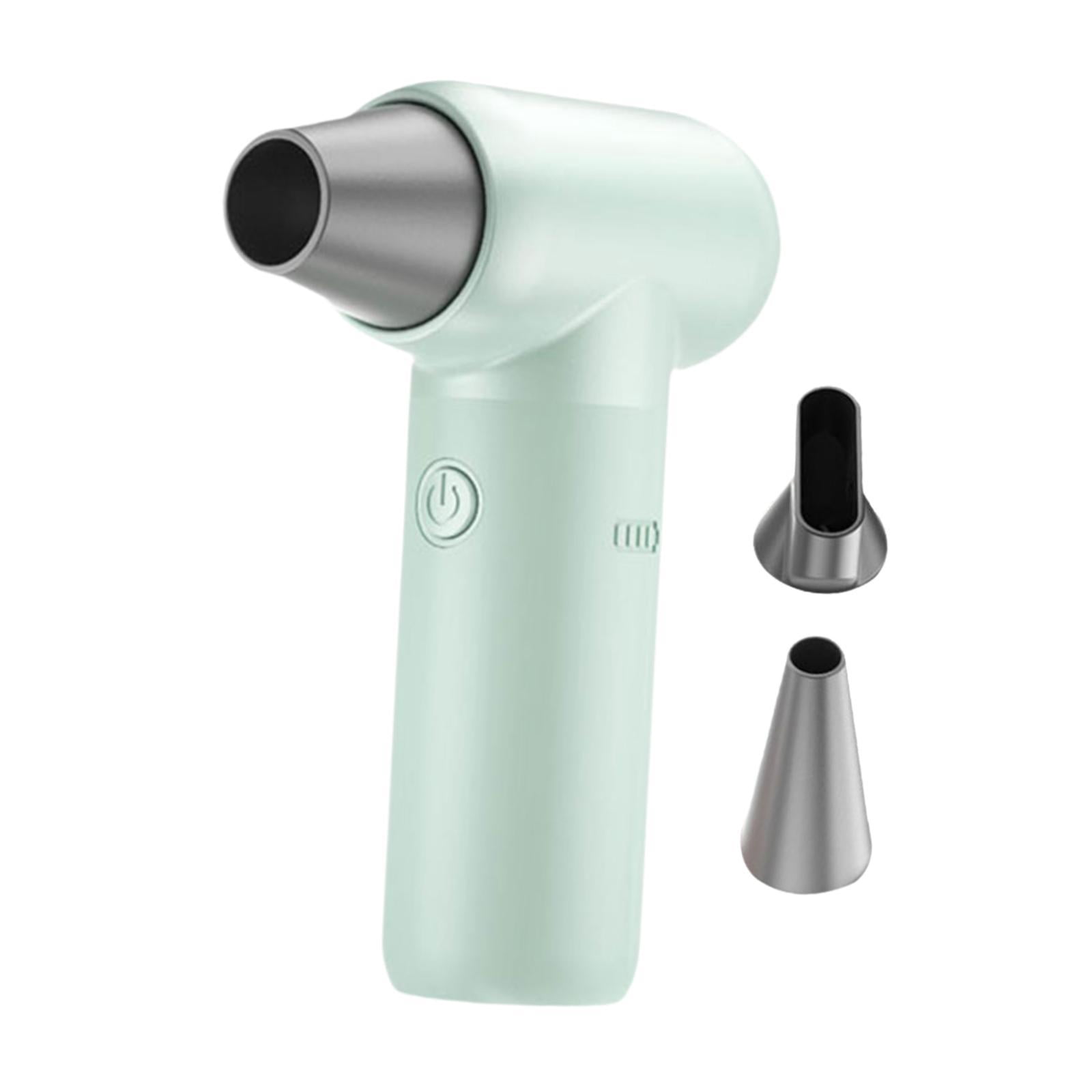 TISHITA Air Duster Cordless fan Portable Quick Dry Engine Fan Dust Blower for Pet Hair Drying Laptop Computer Cleaning Salon Car Green