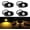 Yellow 3LED, variant on YONEDA 4 Pods Yellow Rock Lights 6000K Ultra Bright LED Neon Underglow Light IP68 Waterproof for Trucks SUV UTV ATV RZR Car Boats Pickup Motorcycle