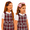 PL 54 & Pink, variant on Girls Plaid and Red Grosgrain Bow Headband Set, Handmade Hair Accessories, Ages 2-10 Pack 2