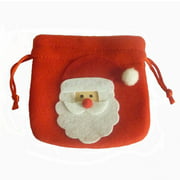 BJYX Santa Claus Snow Elk Small Bag Christmas bag Christmas Candy Bag red 3 new models.