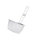 thumbnail image 2 of Stainless Steel Slotted Spoon, Kitchen Skimmer, Fine Mesh Strainer, Frying and Filtering Tool for Home Cooking, White, 2 of 7