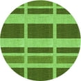 thumbnail image 1 of Ahgly Company Indoor Round Patterned Nebula Green Area Rugs, 6' Round, 1 of 6