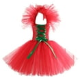 thumbnail image 1 of LUOGENLI Robe Enfant Filles Robe Noël Fête Point Robe Robes Mode Bandeau Ensemble Robe Maxi pour Filles Moulante Rouge 6-7 Ans, 1 of 9