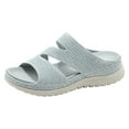 thumbnail image 2 of IUJSOY Walking Sandals for Women Lightweight Mesh Open Toe Comfort Footbed Platform Slip on Shoes, 2 of 7
