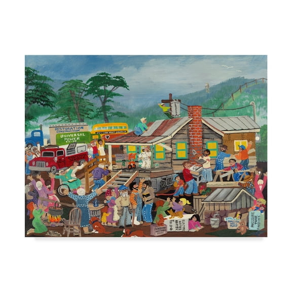 Trademark Fine Art 'Electrified' Canvas Art by Carol Salas