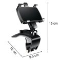 thumbnail image 2 of Soporte para teléfono móvil para salpicadero de coche, soporte universal para teléfono móvil para coche, soporte giratorio de 360° para iPhone, Samsung, Xiaomi, Oppo, Motorola, Blackview y, 2 of 5