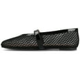 thumbnail image 2 of Journee Womens Casha Mesh Slip On Square Toe Dress Flats, 2 of 9
