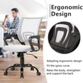 thumbnail image 6 of PayLessHere Ergonomic Office Chair, Lumbar Support, Swivel Rolling for Men, Women(White), 6 of 7