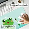 thumbnail image 3 of Kawaii Frog Mouse Pad XL, Frog Extended Large Gaming Mouse Pad for Desk, Green Anime Mouse Pad Cartoon, Cute Frog Mousepad, Long Big Mouse Mat, Frog Gifts Decor Stuff Accessories, 31.5 X 11.8 Inch, 3 of 6