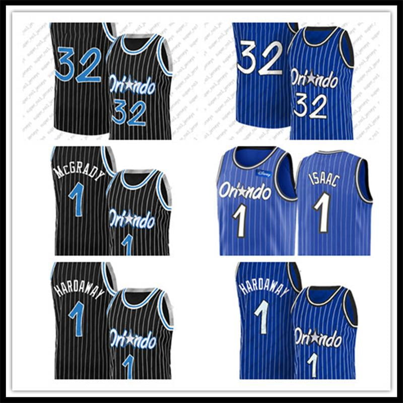 NBA_ Orlando''Magic''Retro Penny 1 Hardaway Basketball Jersey Tracy 1  McGrady 32 Jersey Jonathan 1 Isaac Mens Jerseys 