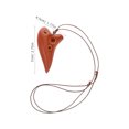 thumbnail image 2 of Masteelf High Pitch Tune Mini Ocarina Musical Instrument 6 Hole Ceramic Ocarina for Beginners Small Instrument for Music Lovers, 2 of 7