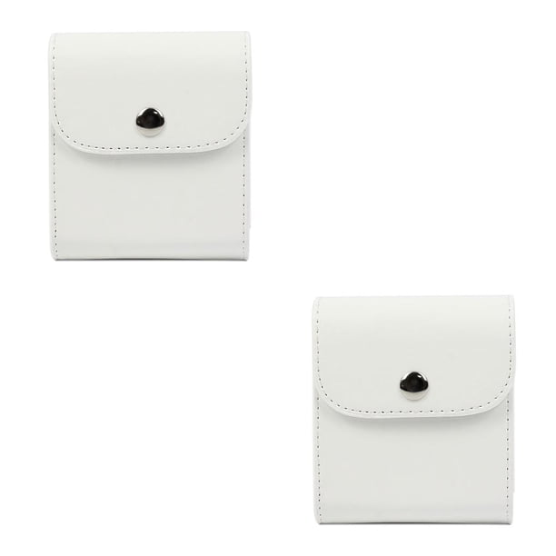 Tholdsy Bolsa de almacenamiento de hojas de fotos de cámara cuadrada reemplazo de funda de cuero para SQ20/SQ10/SQ6/SP-3 Blanco 2piezas