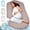 Cooling Beige, variant on PILLANI Pregnancy Pillows for Sleeping - V C U Shaped 57inch Full Body Pillow with Removable Washable Cover, Cooling Maternity Pillow for Pregnant Women, Support for Back Belly Legs Hip