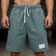 thumbnail image 5 of Aimik Mens Casual Shorts Elastic Waist Bottom Patch Mens Lounge Shorts Summer Soft Comfort Shorts for Home or Weekend, 5 of 5