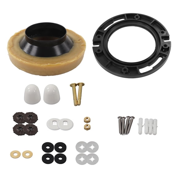 BIMZUC Durable Toilet Sealing Flange & Anchor Kit – Odor & Leakage Proof, Easy DIY Installation for Floor‑Mount Toilets