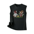 thumbnail image 4 of Daisyyozoid Chemise Joyeuses Pâques pour Femmes Mode Décontractée Sans Manches Imprimée Chandails en Molleton pour Dames, 4 of 5