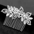 thumbnail image 1 of unbranded 1Ud Peine De Aleación Para Mujer Con Decorativos Para Eventos Y Banquetes Plata, 1 of 5