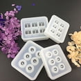 thumbnail image 6 of GARVALON 4Pcs Silicone Bead Mold for DIY Projects Craft Making White and Sphere Shapes, 6 of 8