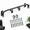 A: 36" x 1.3" Dia Grip, variant on 32"/36" Wall Mount Pull Up Bar Joist Chin For Doorway