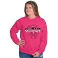 thumbnail image 5 of Country Strong Western Stars Cowgirl Women Crewneck Sweatshirt Brisco Brands L, 5 of 6