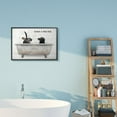 thumbnail image 2 of Stupell Industries Scrub a Dub Dub Quote Family Pet Dog Bath Animals & Insects Painting Black Framed Art Print Wall Art, 24 x 30, 2 of 8