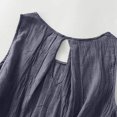 thumbnail image 6 of Tank Top for Women Linen, 2026 Summer Casual Comfy Loose Lightweight Sleeveless Shirts, Grey XL, 6 of 8