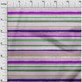 thumbnail image 3 of oneOone Cotton Poplin Purple Fabric Geometric Uneven Stripes Sewing Craft Projects Fabric Prints By Yard 42 Inch Wide, 3 of 4