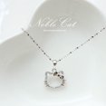 thumbnail image 2 of Encantadora caricatura Hellokitty Sanrio Anime niños cadena collares lindo ahuecado Kitty cristal collar para mujeres niñas regalo de cumpleaños xuanjing  unisex, 2 of 2