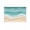 DarkTurquoise, variant on Blue Sun Shade Sail 14'x18' Rectangle Outdoor Shade Canopy, Ocean Wave Stripes Modern Abstract Beach Geometric Porch Shades Outdoor Sun Blocking Screen, Sunshade Cloth Covers for Patio/Deck/Garden