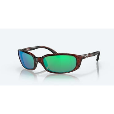 BR 10 OGMGLP Brine Fishing and Watersports Rectangular Unisex Sunglasses for Men Women, 59MM