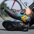 thumbnail image 3 of PENGX Professional Men‘s Cycling Shoes Compatible with SPD Cleats  Breathable Road Cycling Sneakers for Racing and Outdoor Rides, 3 of 6