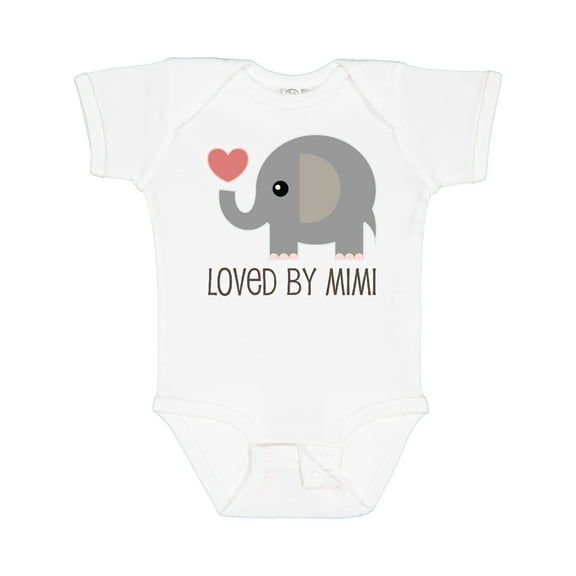 Inktastic Loved by My Mimi Grandchild Boys or Girls Baby Bodysuit
