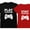Men Black / Women Red, variant on Matching Couples Shirts Play Together Stay Together Funny Gamer Tshirt Valentine Men Black Large / Women Red Large