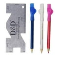 thumbnail image 1 of Tailors Chalk Pen Marker Pencil Ruler Sewing Fabric Leather Sewing Cloth Marking, 1 of 7