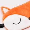 thumbnail image 3 of Antifaz para dormir, antifaz de felpa, antifaz para dormir de viaje, supersuave y divertido, adecuado para niños, niñas y adultos (Zorro naranja) Ormromra DLM636, 3 of 6