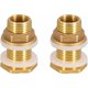 thumbnail image 1 of 2 uds arandelas de agua 4,2 cm 1/2 conector de agua de latón para grifo/grifo de barril/tanques de agua de lluvia, 1 of 5