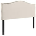thumbnail image 3 of Ivey Upholstered Headboard, Full, Beige, 3 of 4