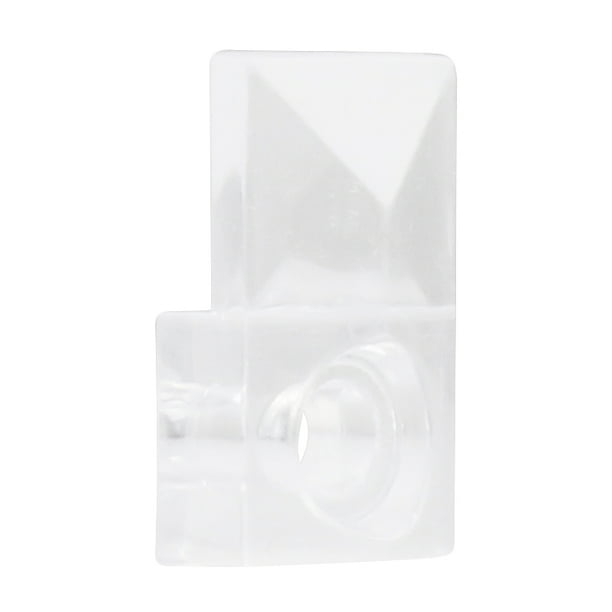 Crl 803c Xcp100 1 8 Square Beveled Clear Plastic Mirror Clip Pack Of 100 Com Crl 803c Xcp100 1 8 Square Beveled, Clear Plastic Mirror Clips